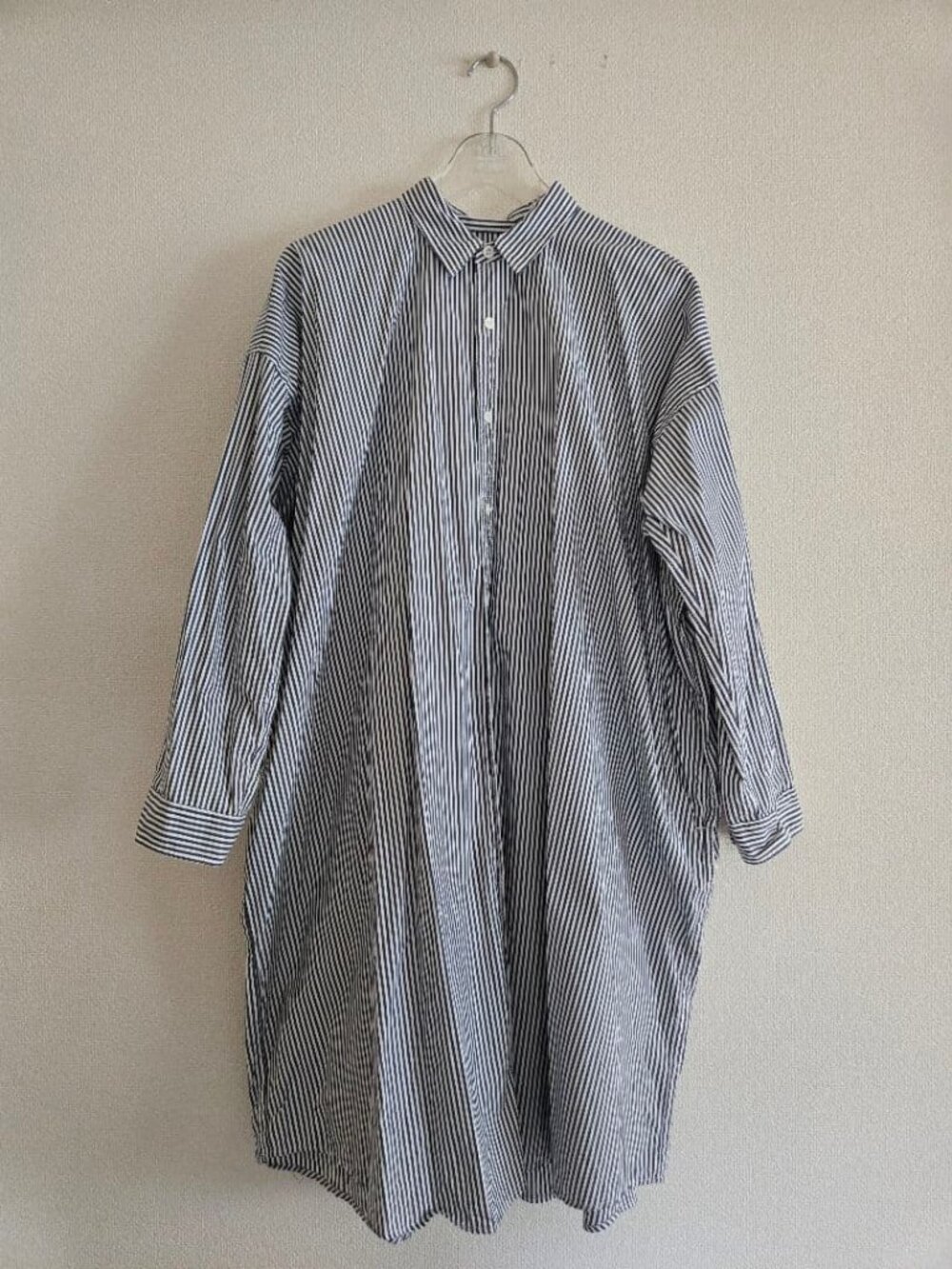 Newer Stripe Shirt Dress